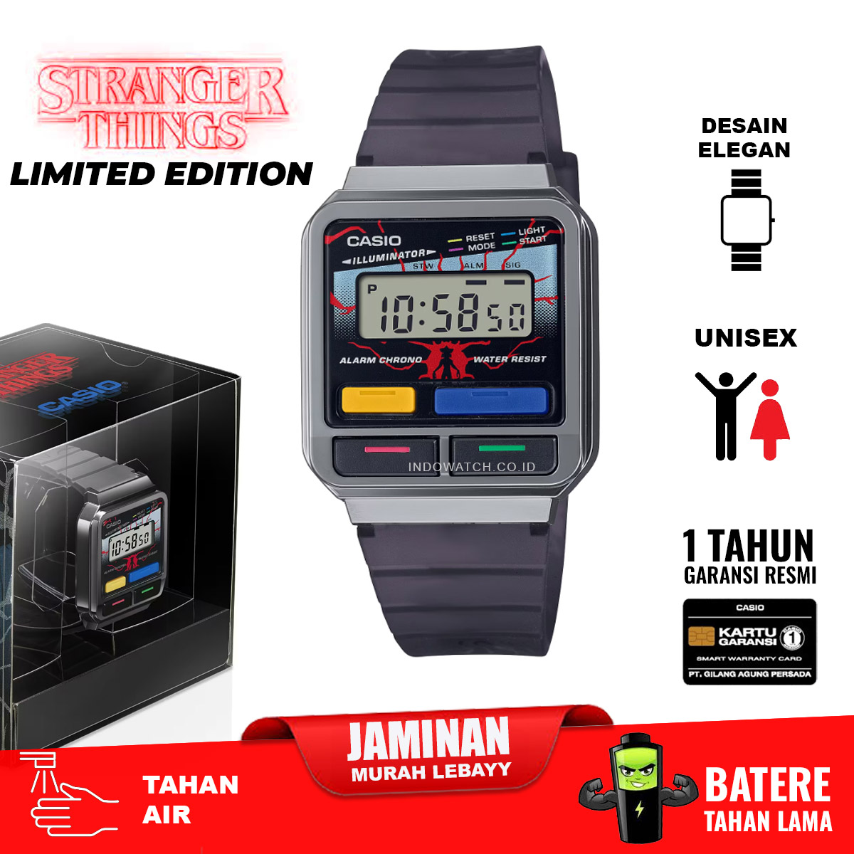 Casio A120WEST-1A stranger things limited edition