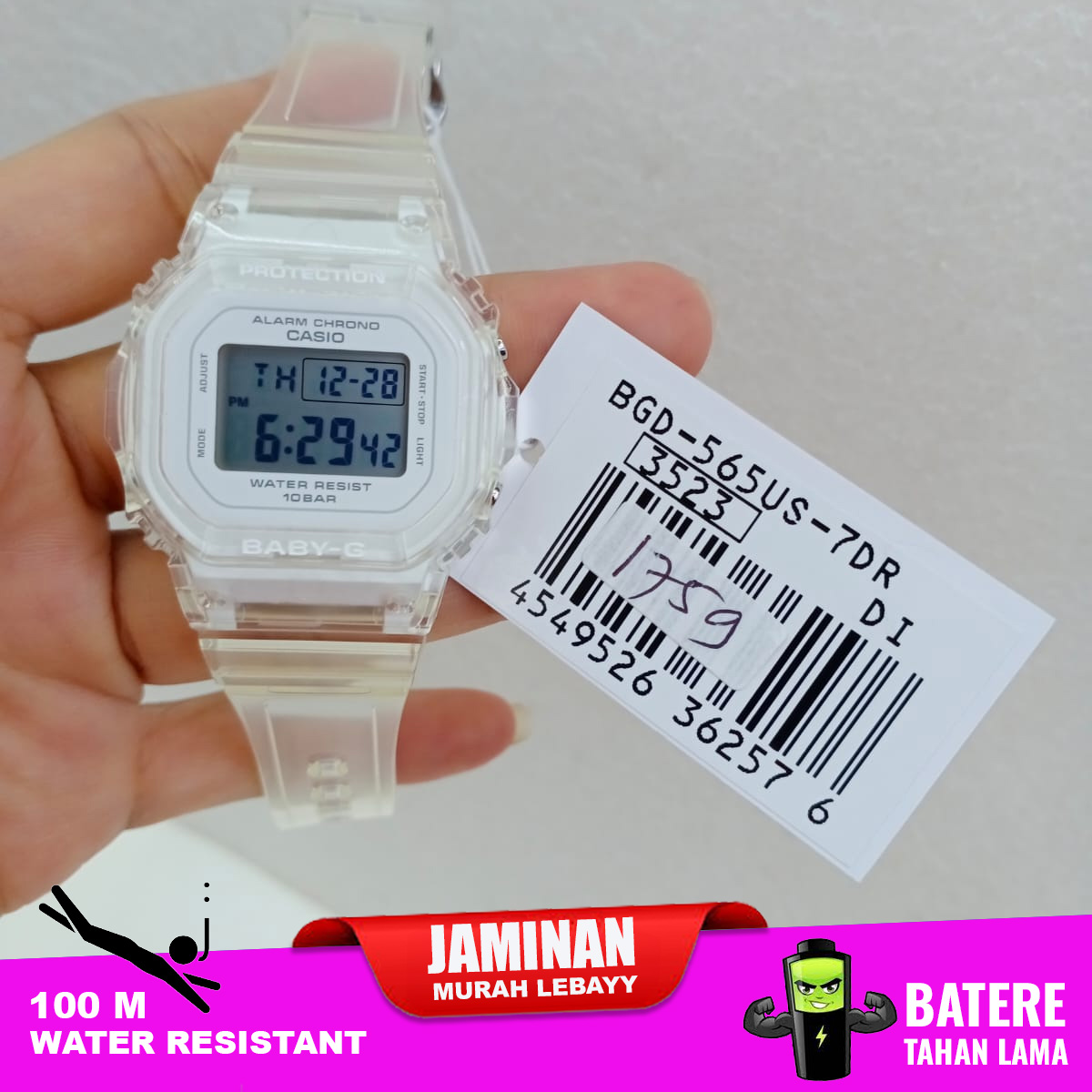 Casio Baby-G BGD-565US-7 jam tangan wanita - Image 3