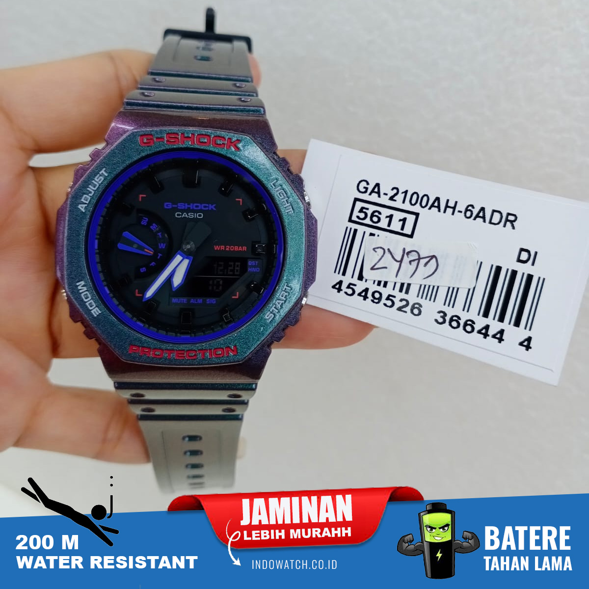 Casio G-Shock GA-2100AH-6A - Image 3