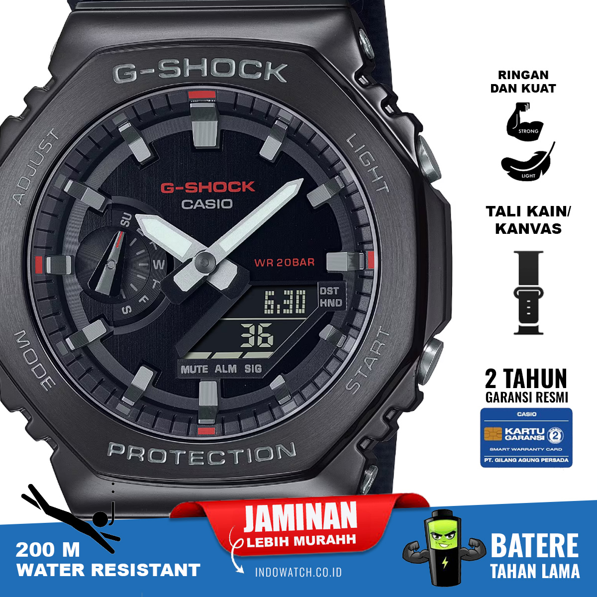 CASIO G-SHOCK GM-2100CB-1A METAL BEZEL - Image 2