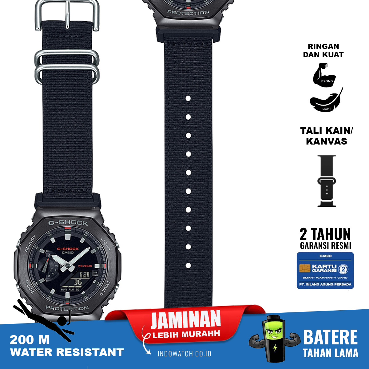 CASIO G-SHOCK GM-2100CB-1A METAL BEZEL - Image 3