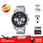 Casio Standard MTP-E515D-1AV Full Stainless Steel