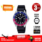 Casio MDV-10-1A2 jam tangan diver metal bezel